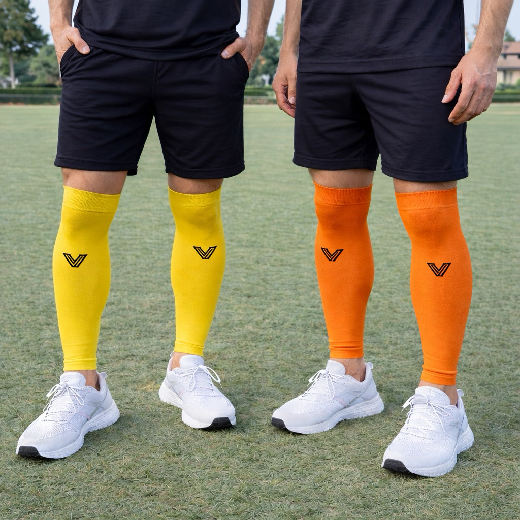 ถุงเท้าตัดข้อ ผู้ใหญ่ Victory Calf Sleeves 9 สี - รูปที่ 6