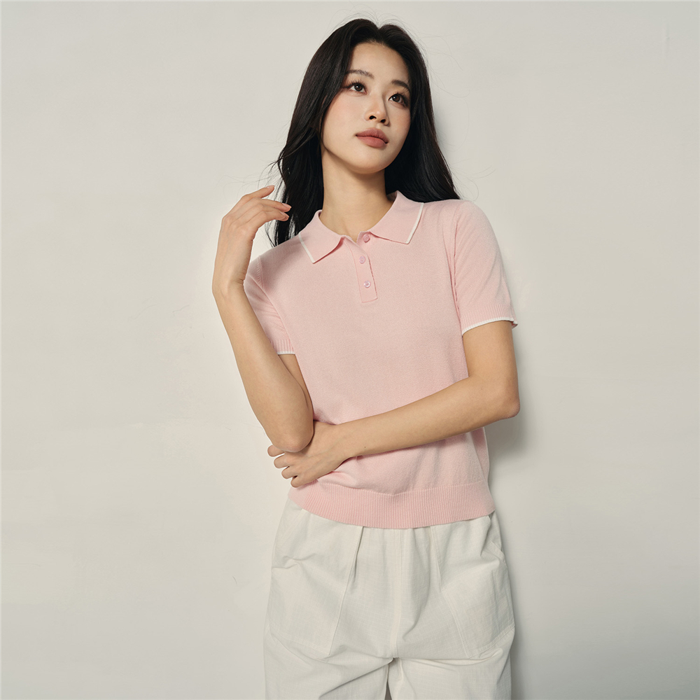 GIORDANO (Korea Collection) เสื้อสเวตเตอร์ผู้หญิง Women's Polo Neck Pullover 05356597