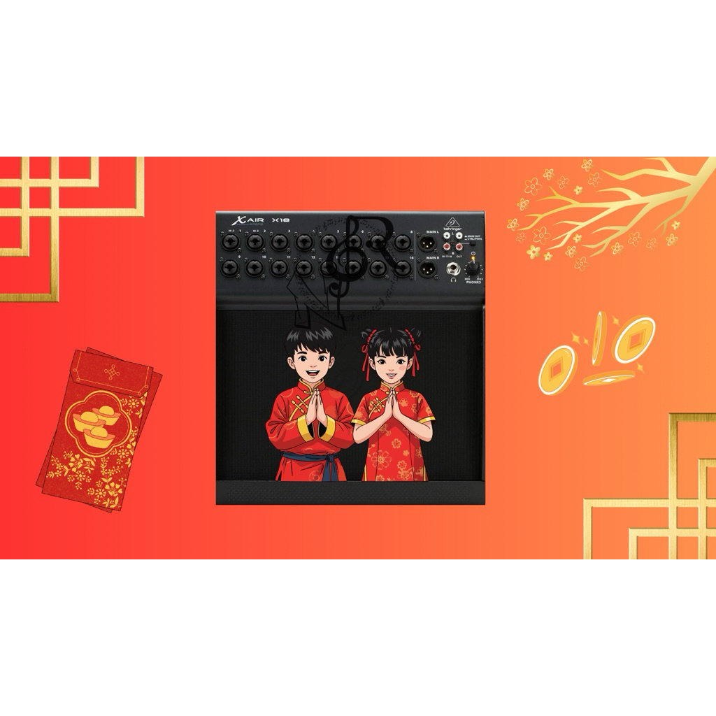 ***ราคาพิเศษรับปีม้า ตรุษจีน 2569*** Behringer X Air X18 (นำเข้าโดย Boosey ครับ)