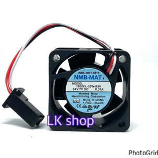 พัดลม NMB-MAT  MODEL 1608KL-05W-B39 24VDC 0.07A 3สาย แจ็คดำพ…