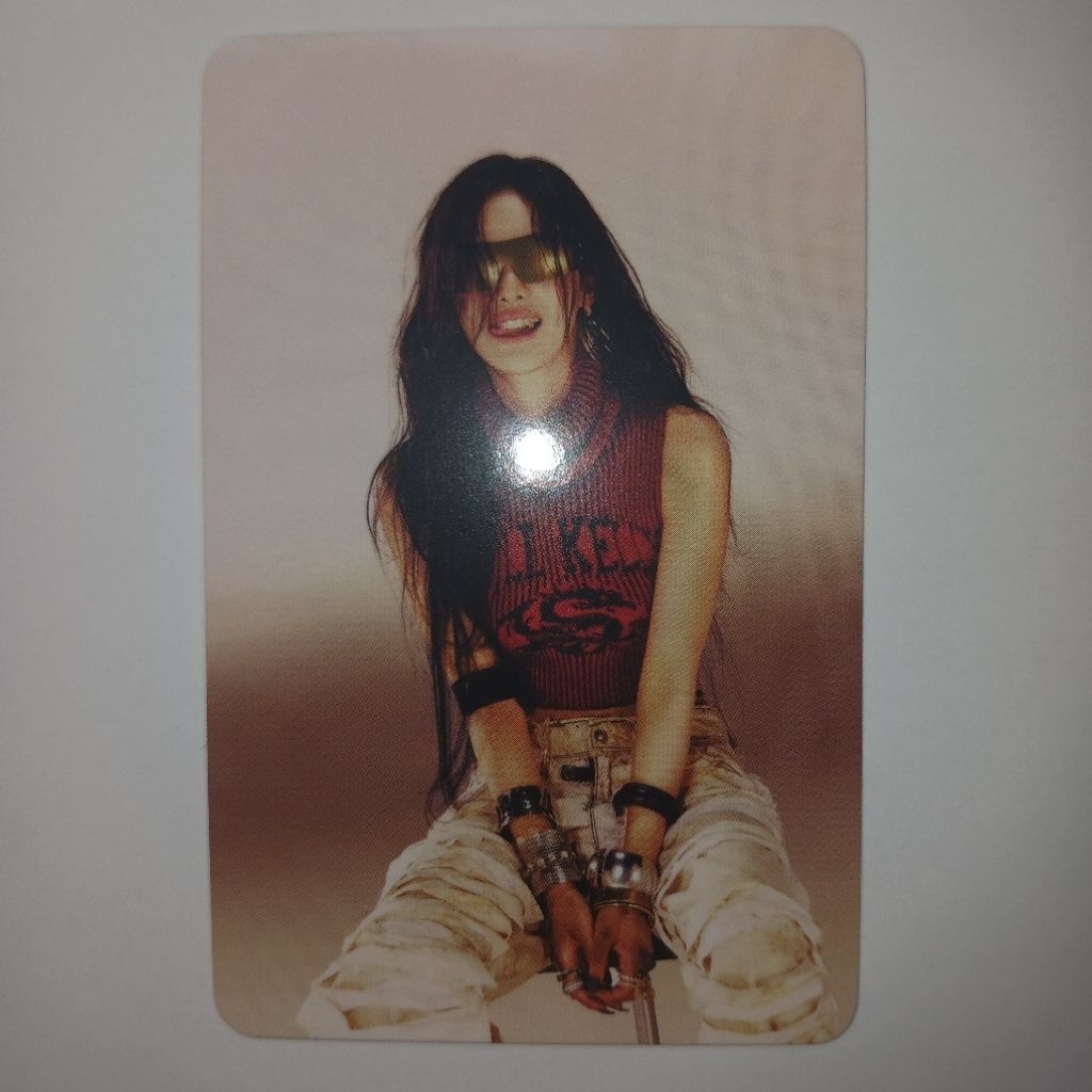 aespa photo card การ์ด หนิงหนิง qq music dirty work 1-star