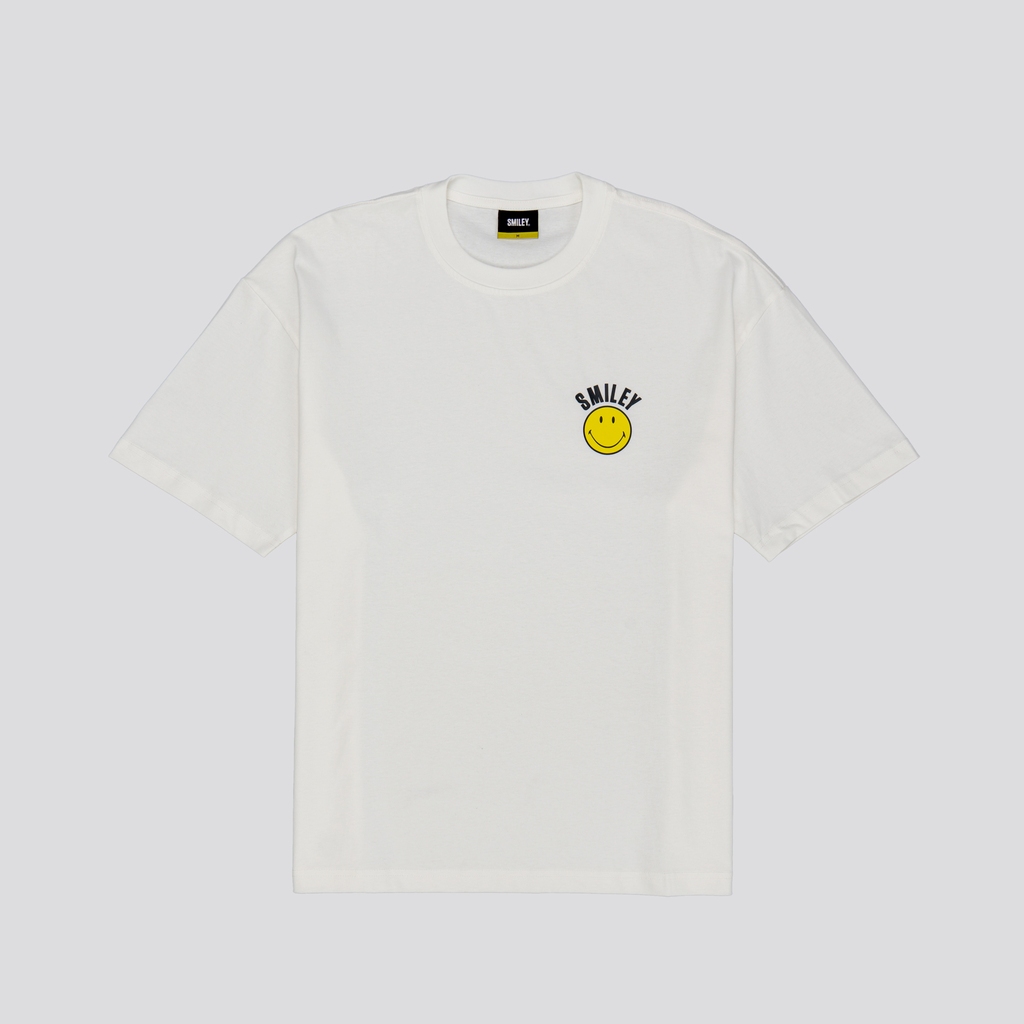 SMILEY® WHITE ESSENTIAL T-SHIRT OS