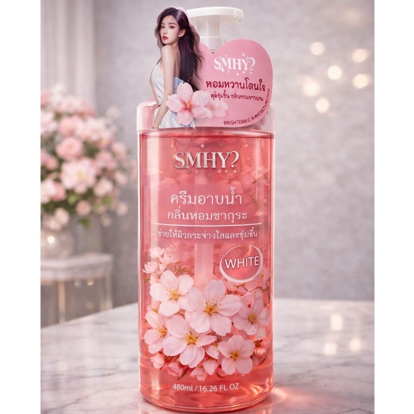 สบู่เหลว ครีมอาบน้ำกลิ่นหอมจิดนานตลอดวัน   MHY102