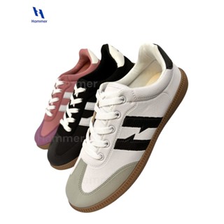 Hammer รองเท้าผ้าใบแฟชั่น วัสดุคุณภาพดี ใส่สบายทุกวัน AD-001
