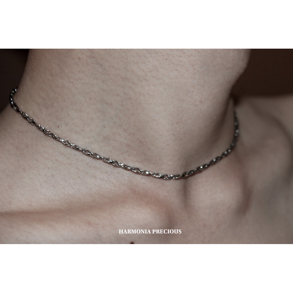 HARMONIA PRECIOUS รุ่น Silent Flow Necklace – Stainless 304  สร้อยข้อมือสแตนเลสแท้