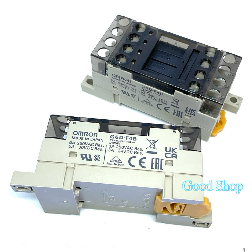 Omron G6D-F4B DC24V TERMINAL RELAY ช็อกเก็ตรีเลย์ หน้าคอนแทค 5A 250VAC 5A 30VDC