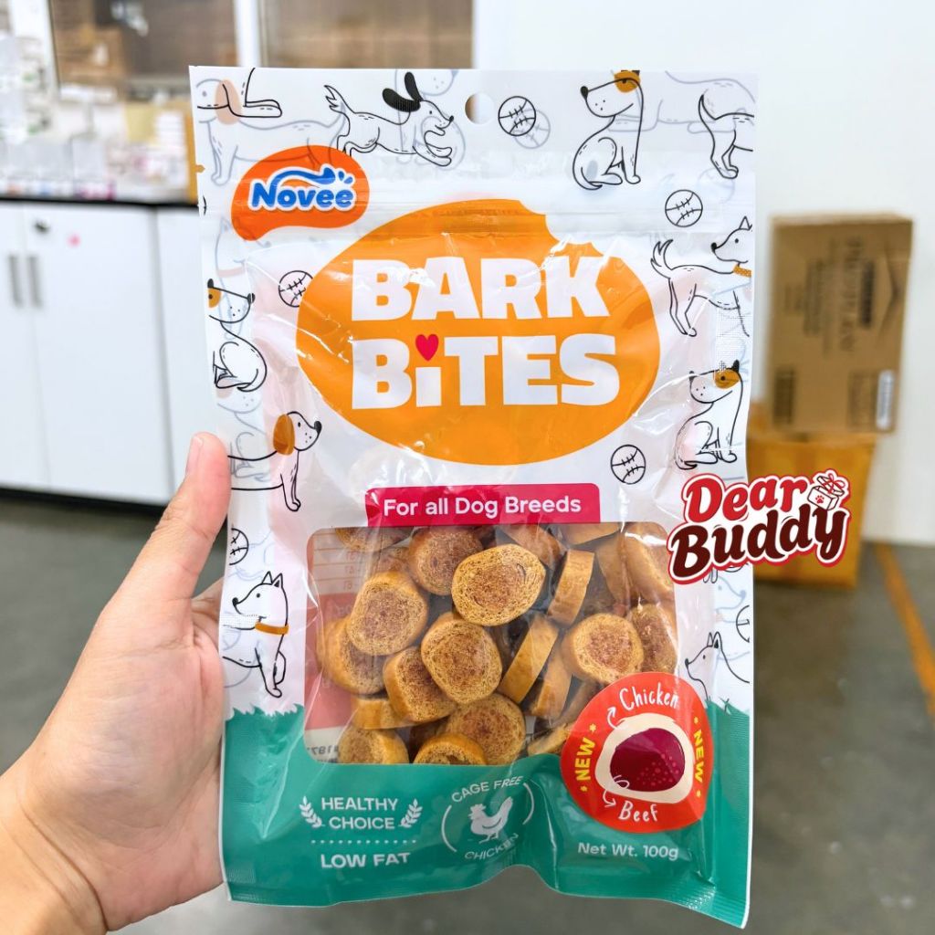 ขนมสุนัข Bark Bites 100 กรัม ขนมหมา ขนมสำหรับสุนัข ขนมฝึกสุนัข - รูปที่ 2