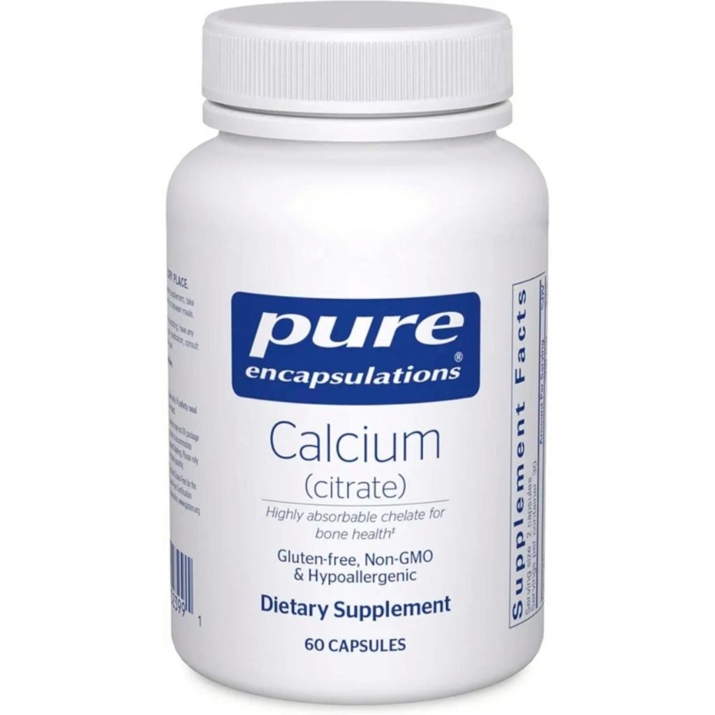 ✨️พร้อมส่ง✨️Pure Calcium (Citrate), 60 Capsules