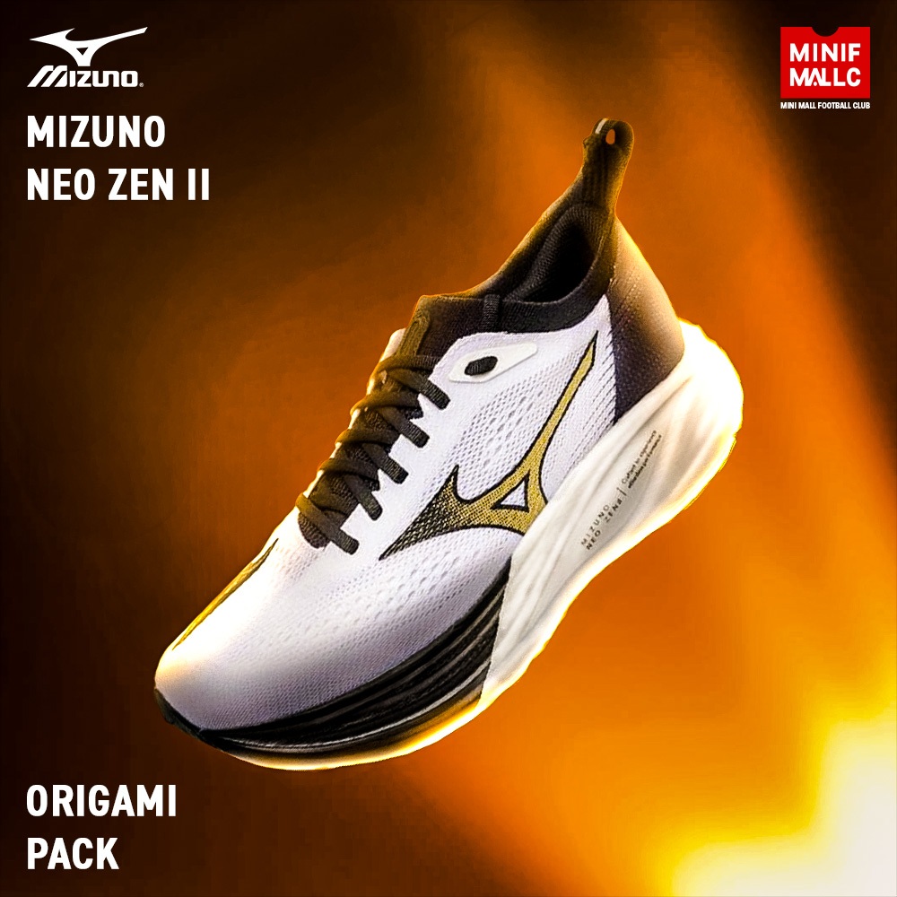 รองเท้าวิ่งผู้ชาย Mizuno รุ่น Neo Zen 2 รองเท้าวิ่ง กระชับเท้า น้ำหนักเบา สวมใส่สบาย MINI MALL FOOTBALL CLUB