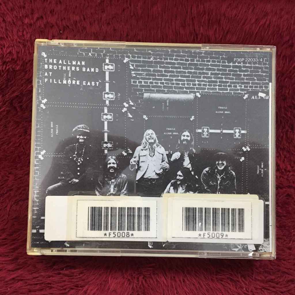 2CD The Allman Brothers Band At Fillmore East สภาพตามรูปปก AA268-180