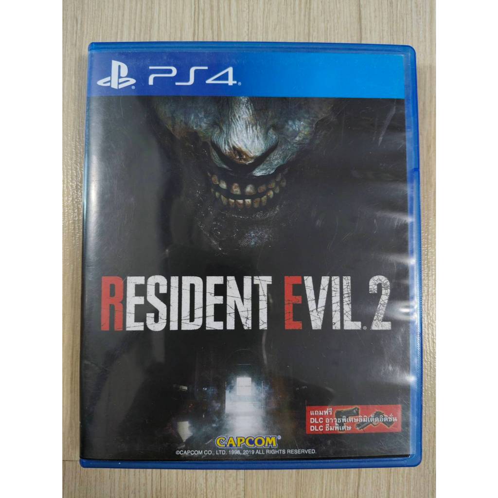 มือสอง PS4 Resident Evil RE 2 Remake (Z3/Asia) ซับไทย ปกไทย เสียง Eng อัพเกรด PS5 ฟรี ปกมีรอยขนแมว