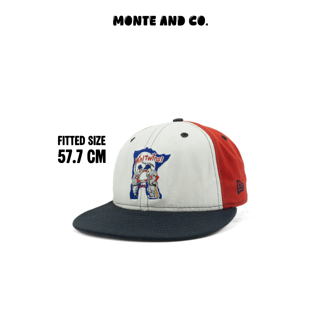[ใส่โค้ดลดได้]🧢 Vintage New Era 59FIFTY Minnesota Twins หมวกมือสอง | ของแท้ (ถ่ายจากสินค้าจริง)