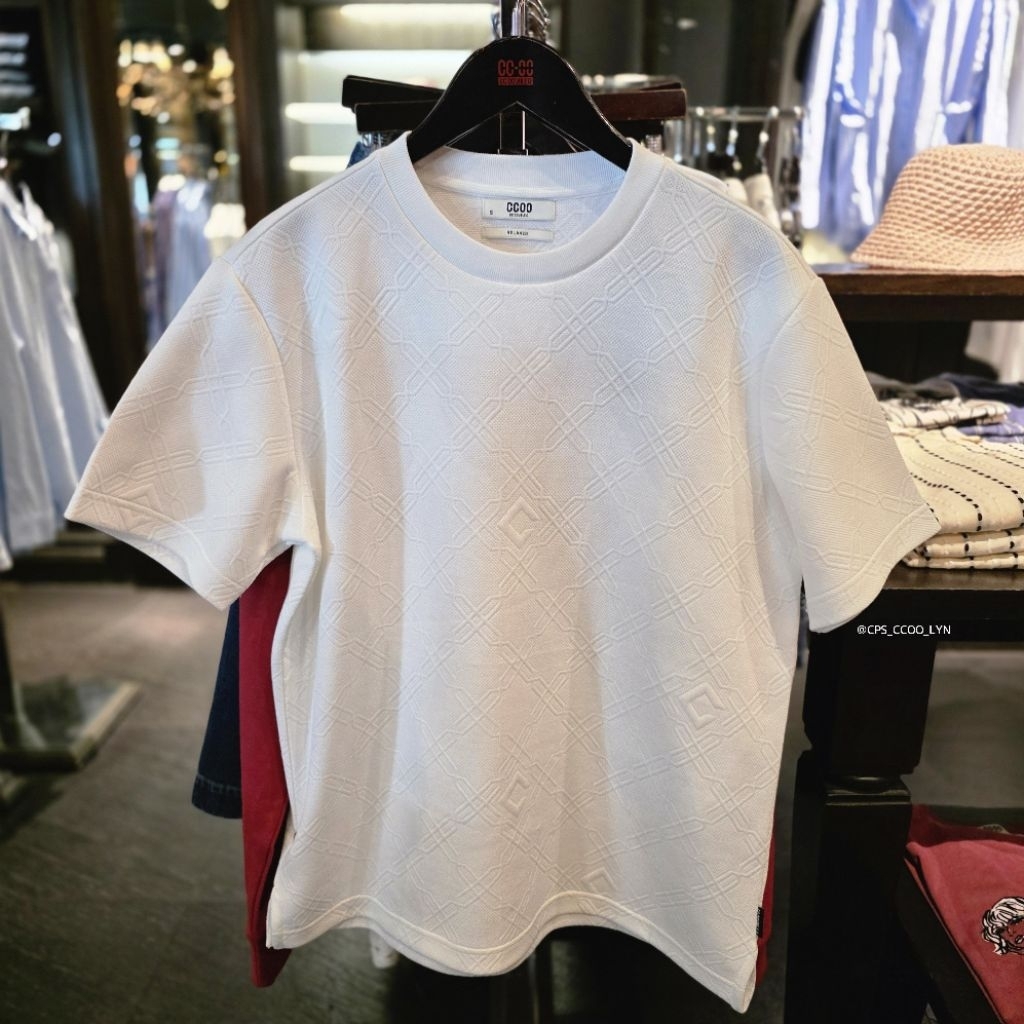 🛍 เสื้อยืด CC DOUBLE O CCOO ผู้ชาย คอลใหม่ล่าสุด ของแท้💯% จัดส่งพร้อมถุงShop