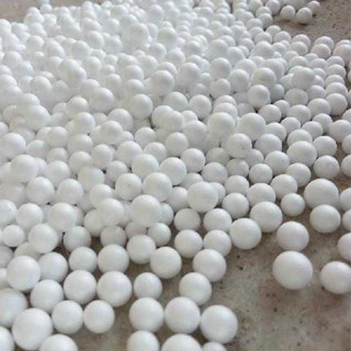 ลูกปัดสีขาวเรียบไม่มีตะเข็บ งานประดิษ ถ่วงน้ำหนักตุ๊กตา งานป…