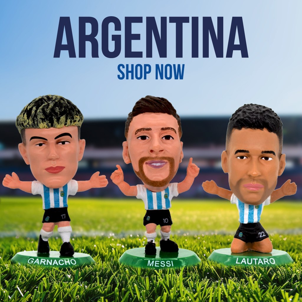 โมเดลนักฟุตบอล SoccerStarz ทีมชาติ Argentina World Cup 2026