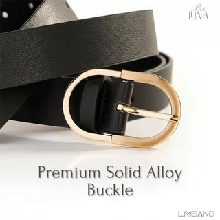 (🇹🇭 พร้อมส่ง) LAMSANG B06 LUNA Belt เข็มขัด ผู้หญิง หนัง PU ขนาด 2.8 x 105 cm