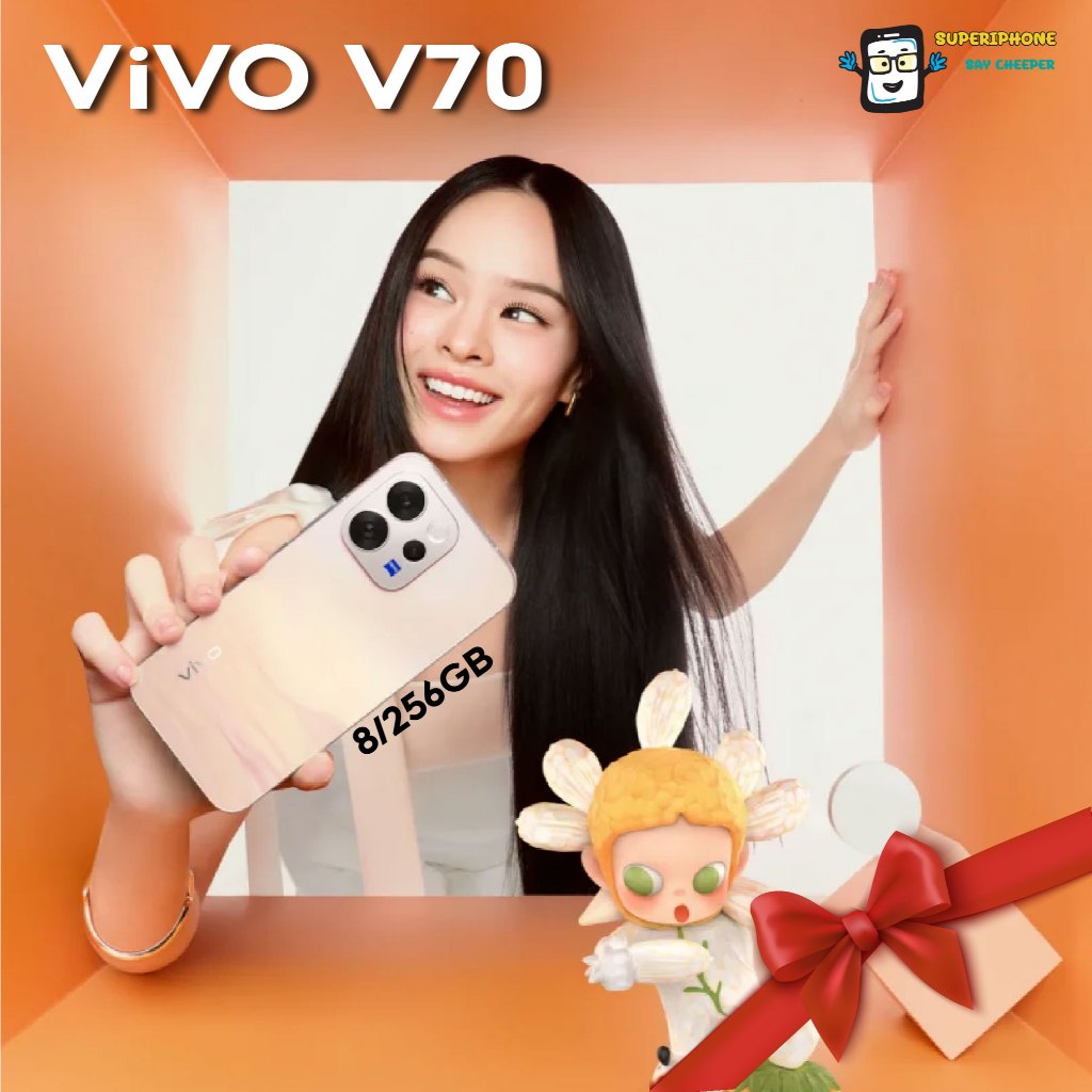 vivo V70 รุ่น 5G(8/256GB) จอ 6.59 l Snapdragon 7 Gen 4 l ZEISS  (By Shopee  SuperTphone1234)