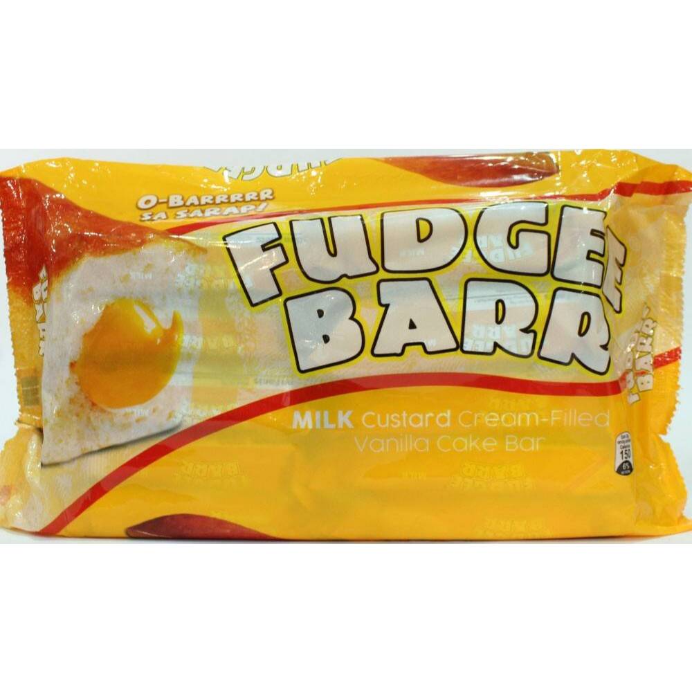 Fudgee Bar Custard Filled Vanilla 10's