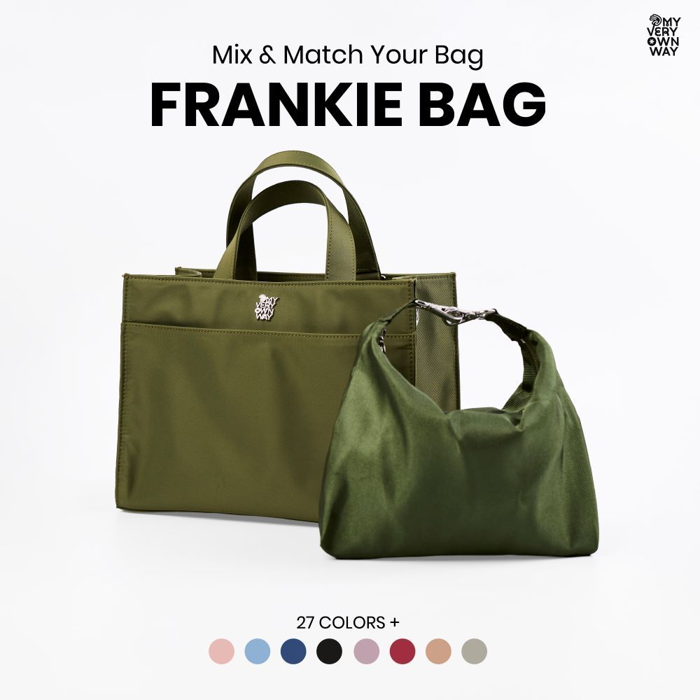 MyVeryOwnWay | NEW Frankie Bag รุ่นใหม่ล่าสุด กระเป๋าสะพายสุดชิค จุของได้เยอะมาก (มีให้เลือก 27 สี)
