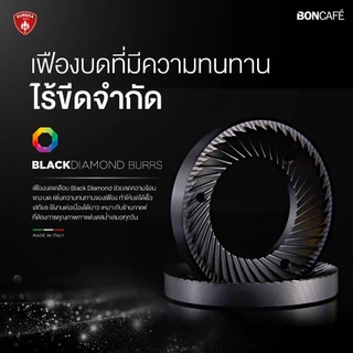 Eureka Firenze 75/Firenze 85 (MATT BLACK) BLACK DIAMOND เครื่องบดกาแฟ ยูเรก้า Firenze 75/Firenze 85 (MATT BLACK) DIAMOND