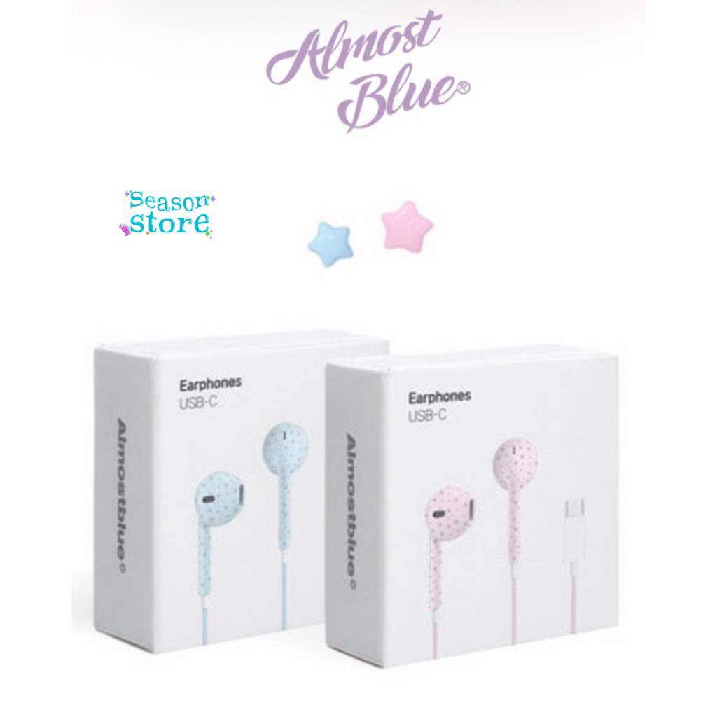🇰🇷 snow earphones / almostblue💯 หูฟัง Type-C