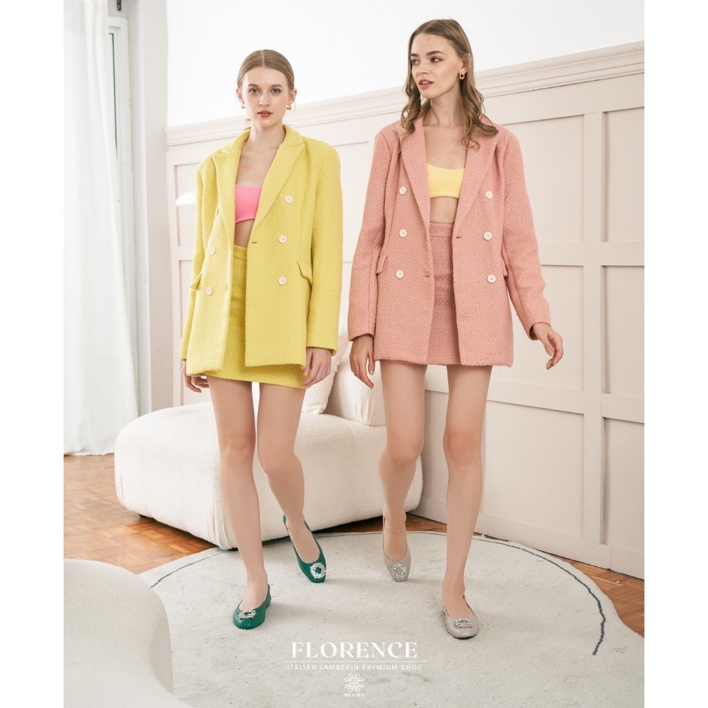 Shoowy clearancesale รองเท้าหนังแกะรุ่น Florence