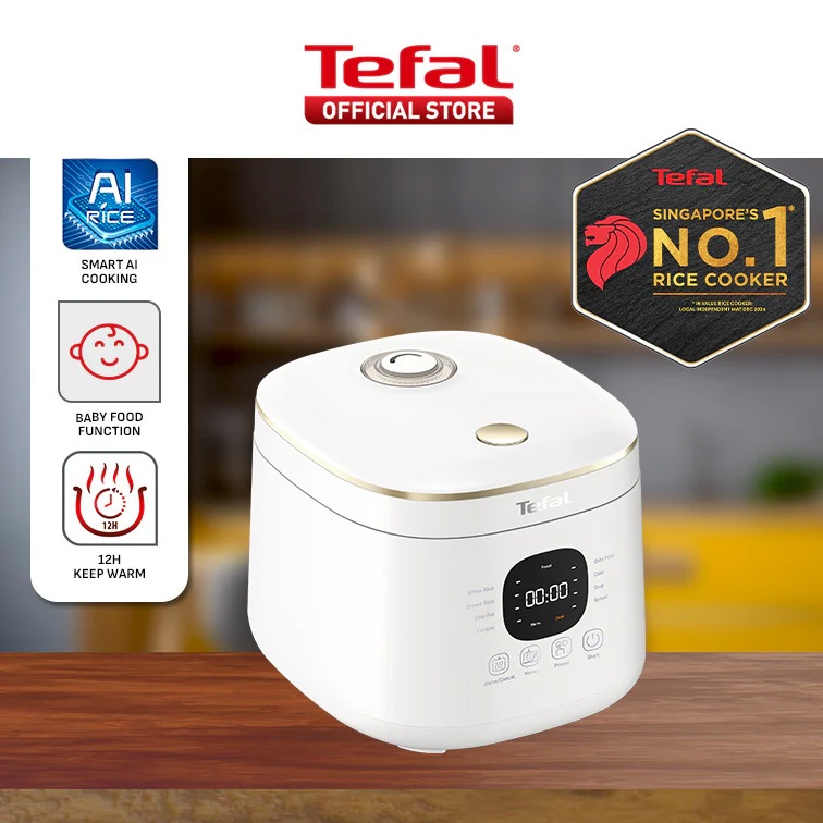 TEFAL หม้อหุงข้าวดิจิตอล (350 วัตต์, 0.7 ลิตร) รุ่น RK5151
