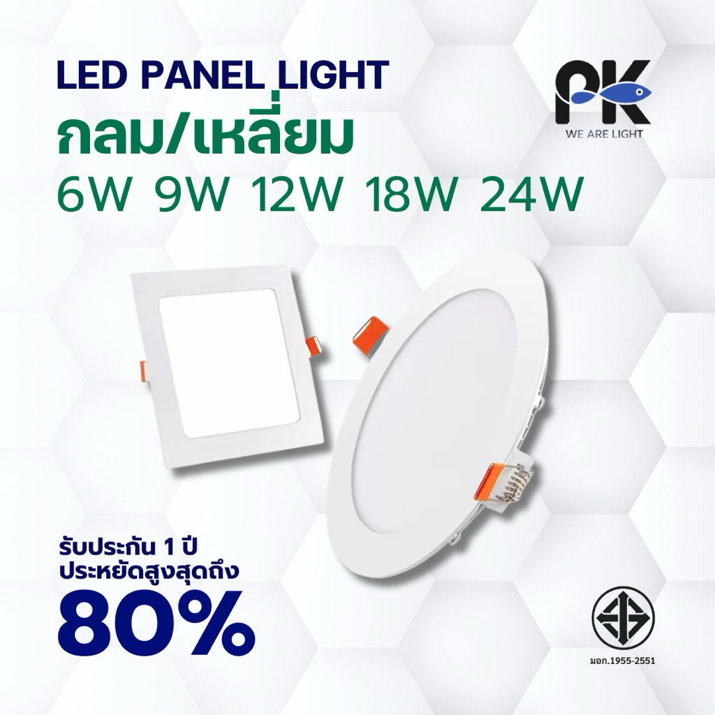 LED PANEL LIGHT 6-24W (3000K-6500K)