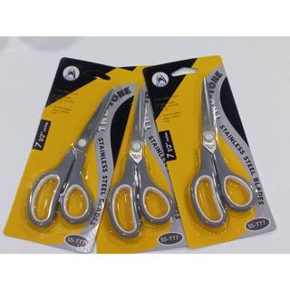 กรรไกร 7 1/2" Orca รุ่น SS-TT7 (Two-Tone) สีขาว-เทา กรรไกรสแตนเลส 1 อัน+++มาใหม่+++