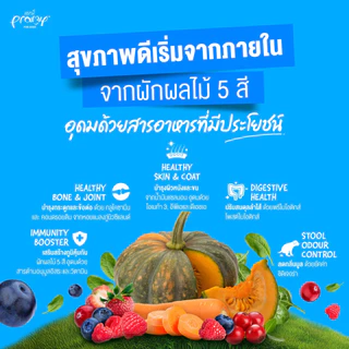 [มีคูปองลดเพิ่ม] Pramy อาหารสุนัข พรามี่ สุนัขโต ลูกสุนัข เนื้อแท้ ผักผลไม้ 5 สี บำรุงขน บำรุงข้อ ขับถ่ายดี 8 - 10 kg