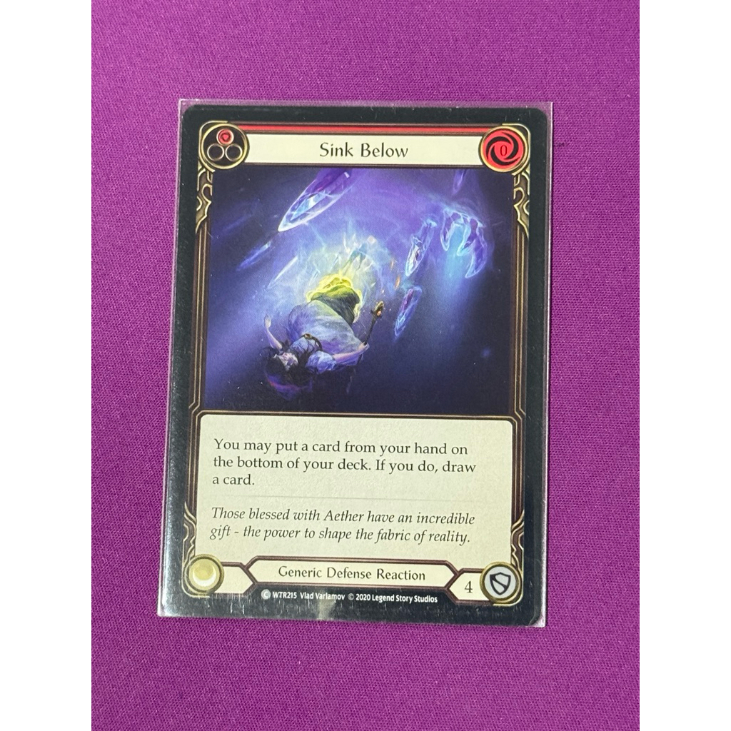 Flesh and Blood : Sink Below (red)