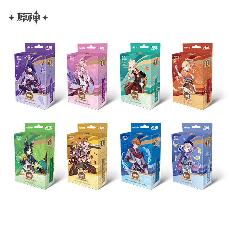 [ พร้อมส่ง / Official ] Genshin Impact TCG Playing Cards Deck Vol.3 - CN เกนชิน การ์ด ใช้ เล่น / แข่ง Kazuha Yae