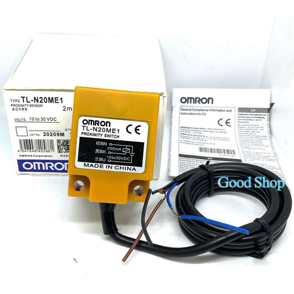 TL-N20ME1 OMRON Proximity sensor เซ็นเซอร์ NPN-NO 3สาย (ชนิดจับโลหะ) ของใหม่ พร้อมส่ง