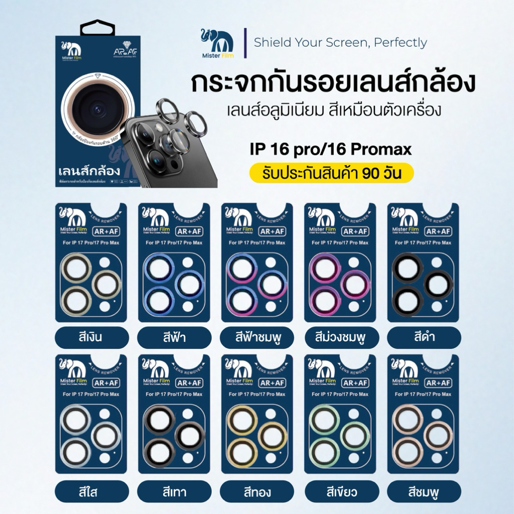 ฟิล์มกระจกกันรอยเลนส์กล้อง กระจก2ชั้น Mister film รับประกันสินค้า90วัน เกรดพรีเมี่ยม ป้องกันรอยขีดข่วน รูปที่ 5
