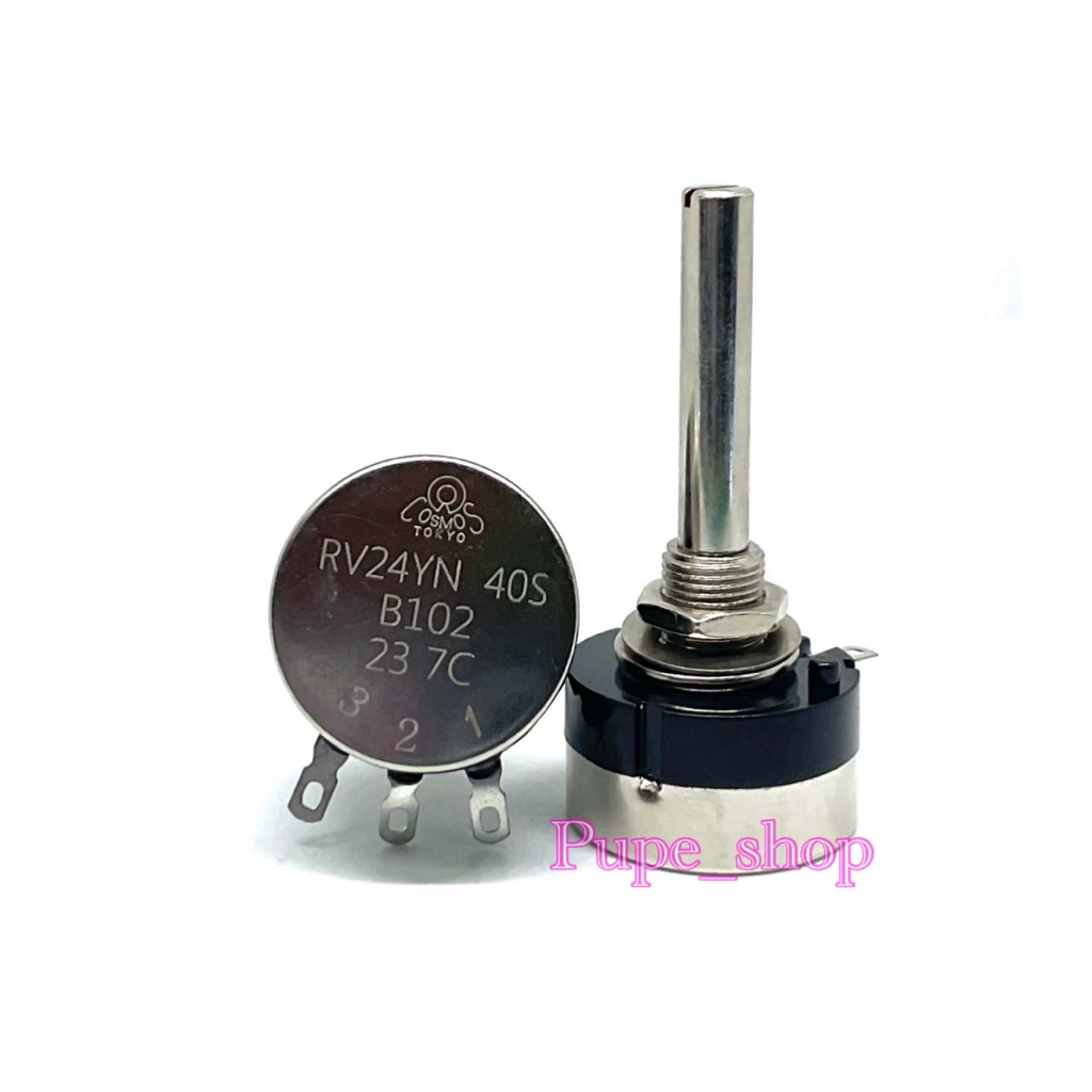 RV24YN 20S 40S แกนยาว40mm/30mm VR วอลลุ่ม 1K 2k ,5k, 10k,20k,50k,100k,500k
