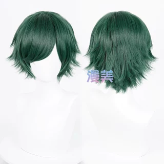 จัดส่งวันเดียวกรุงเทพ | MANMEI | 30cm Universal Short Fluffy Upturned Wig Styling Practice & Cosplay วิกผมคอสเพลย์สั้น