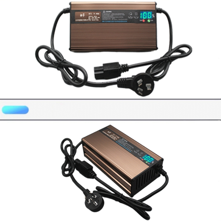 เครื่องชาร์จแบตเตอรี่ บอดี้อลูมิเนียมแบตเตอรี่ลิเธียม (3.7V) และ ลิเธียมฟอสเฟส(3.2V) Fast charger จอแสดงผลแบบตัวเลข 100%