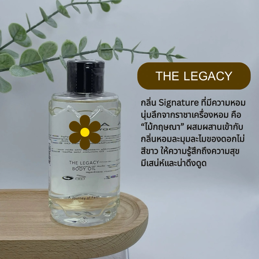 บอดี้ออยแบ่งขาย กลิ่น The legacy ขนาดทดลอง ออยตัวดัง  ผิวหอม ผิวนุ่ม กลิ่นติดตัวทั้งวัน