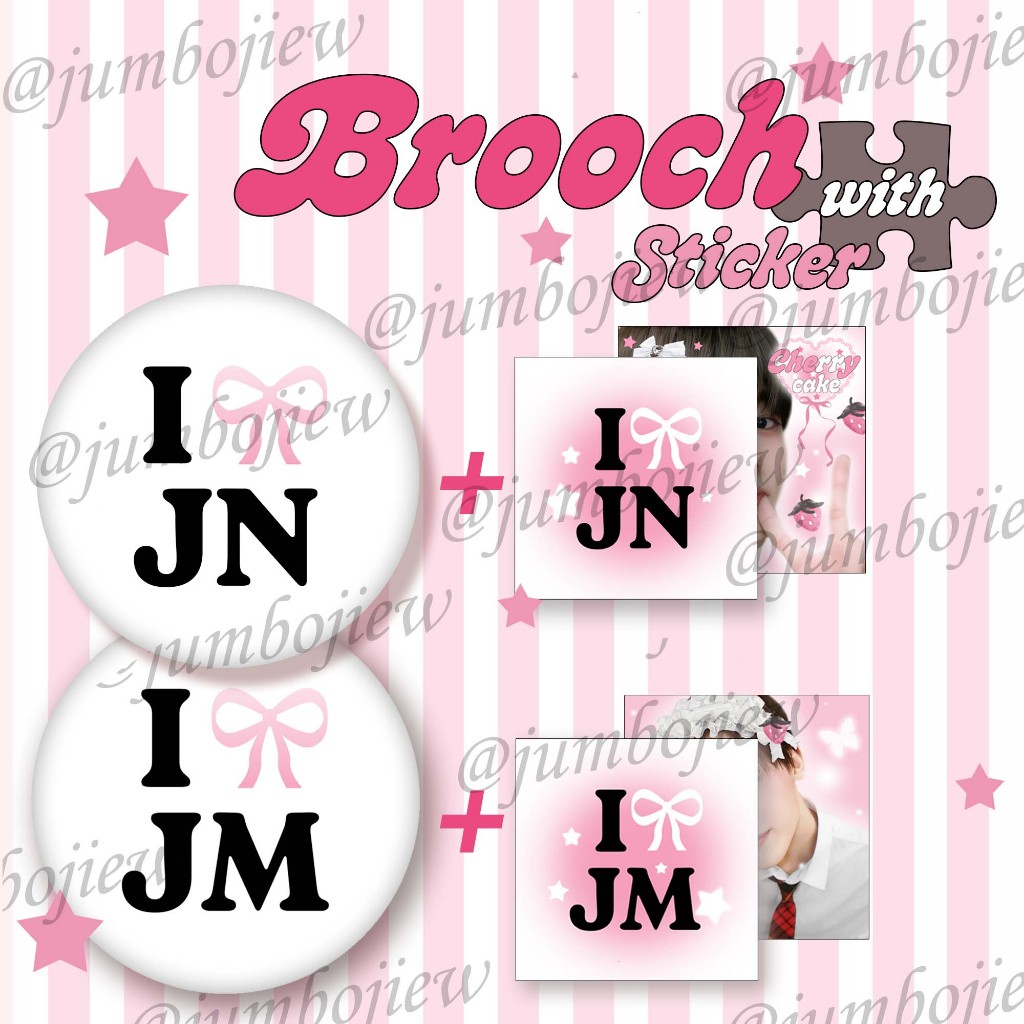 🍧 Jeno Jaemin 🍧เข็มกลัดขนาด4x4cm