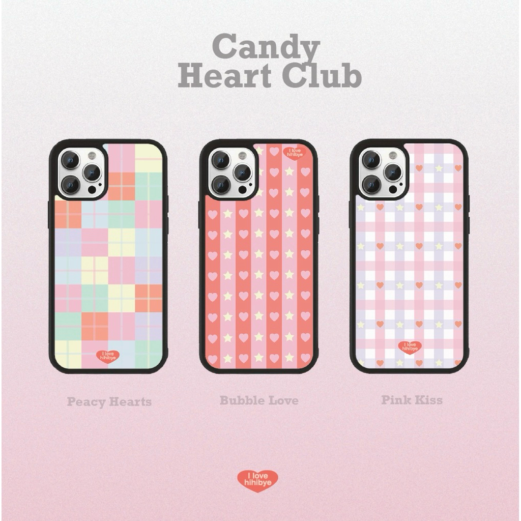 Hihibye Phone case Candy Heart Club  เคสโทรศัพท์ เคสไอโฟน