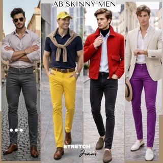 AB Skinny For Men 16 สี กางเกงสกินนี่ยีนส์ ของแท้ 80,000 Like กางเกง AB สกินนี่ยีนส์ ผู้ชาย รวมสี