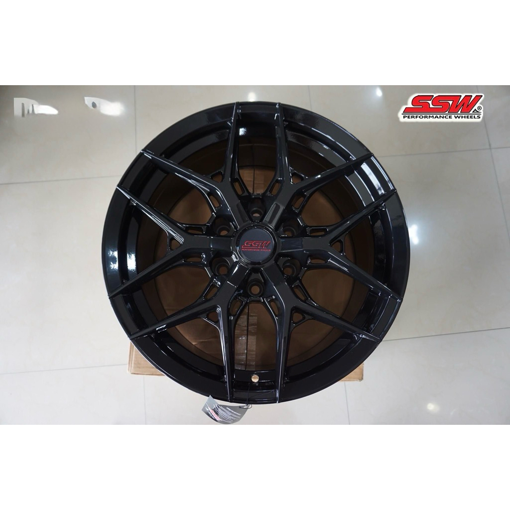 ล้อแม็กใหม่ SSW S386 6รู139.7 ดำเงา  Offset20 กว้าง9 ขอบ18