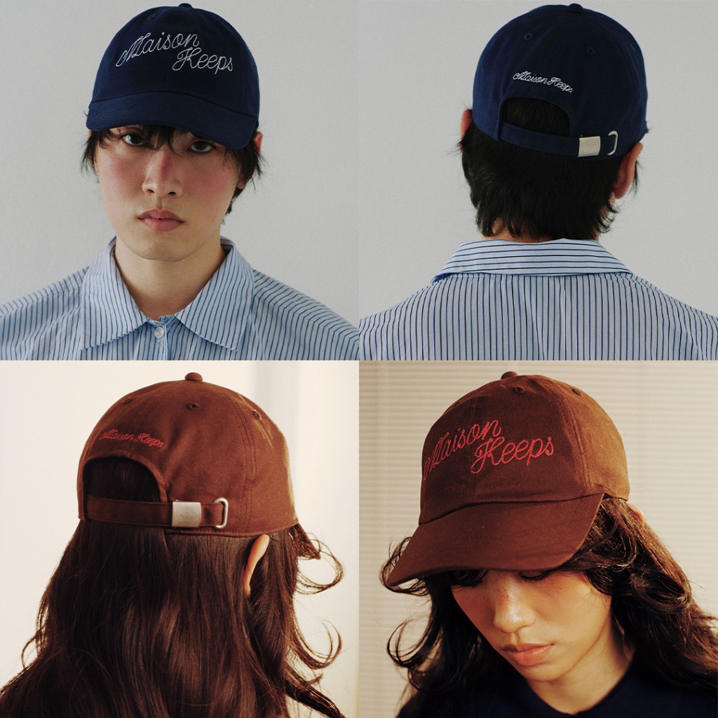maison KEEPS | Script Logo Cap | หมวกแก๊ป