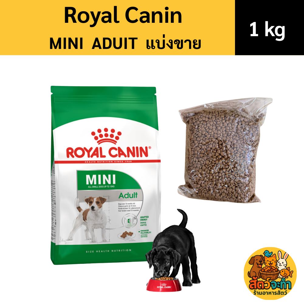 (แบ่งขาย 1 kg ) Royal canin Mini Adult สำหรับสุนัขโต พันธุ์เล็กอายุ 10 เดือน ถึง 8 ปี