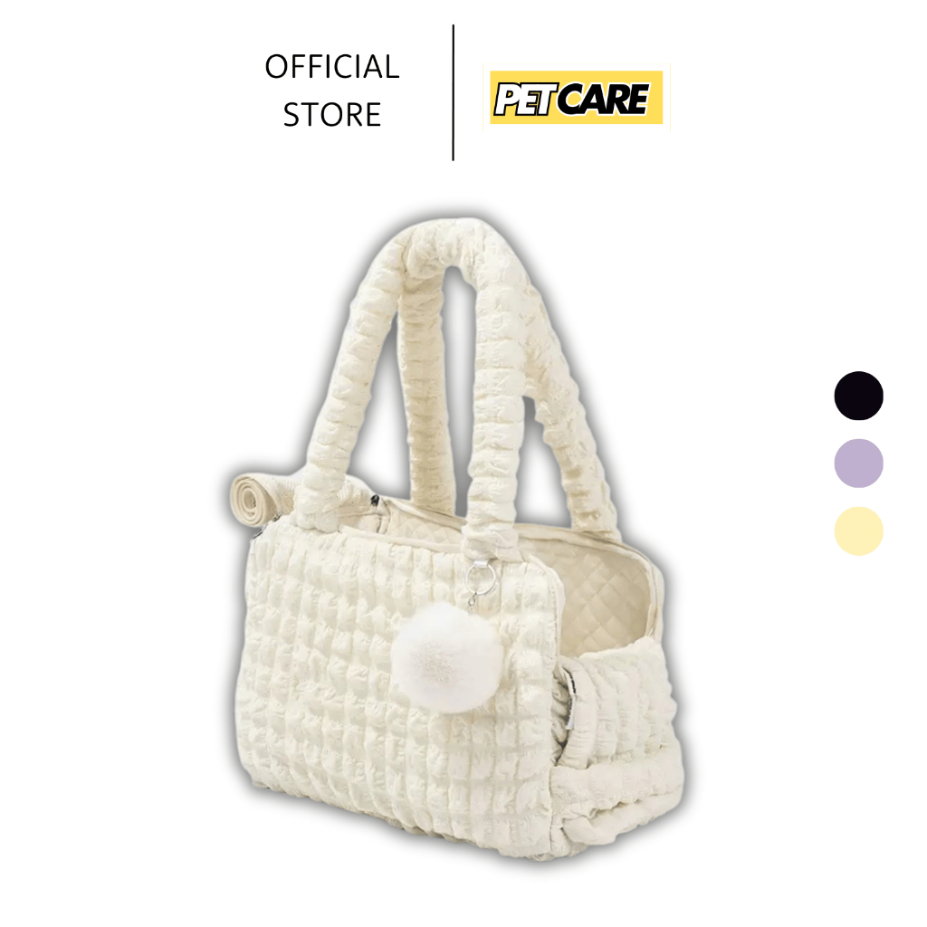 Petcare 🇰🇷 กระเป๋าแมว waffle bag กระเป๋าหมา กระเป๋าสัตว์พกพา  เเมว 7kg หมา 5kg