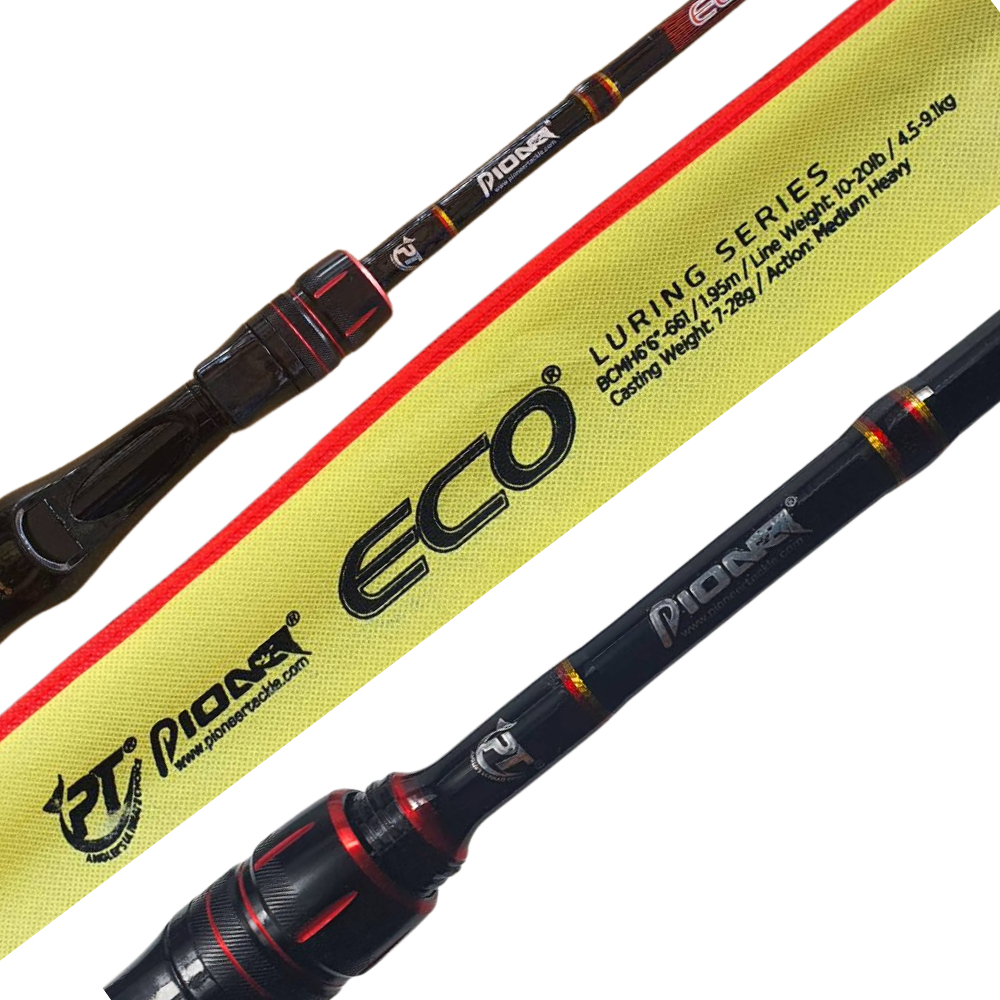 คันตีเหยื่อปลอม คันเบ็ด PIONEER ECO LURING คันเบท เวท10-20