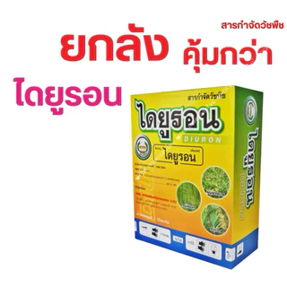 ไดยูรอน (หวีทอง) ไดยูรอนชนิดผง กำจัดวัชพืชแบบคุมเมล็ดและต้นอ่อน ใบแคบและใบกว้าง(ยกลัง 12 กก)