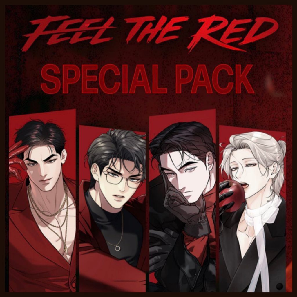 [พร้อมส่ง] Photocard Lezhin TH : Feel the Red โฟโต้การ์ดอีเว้นท์