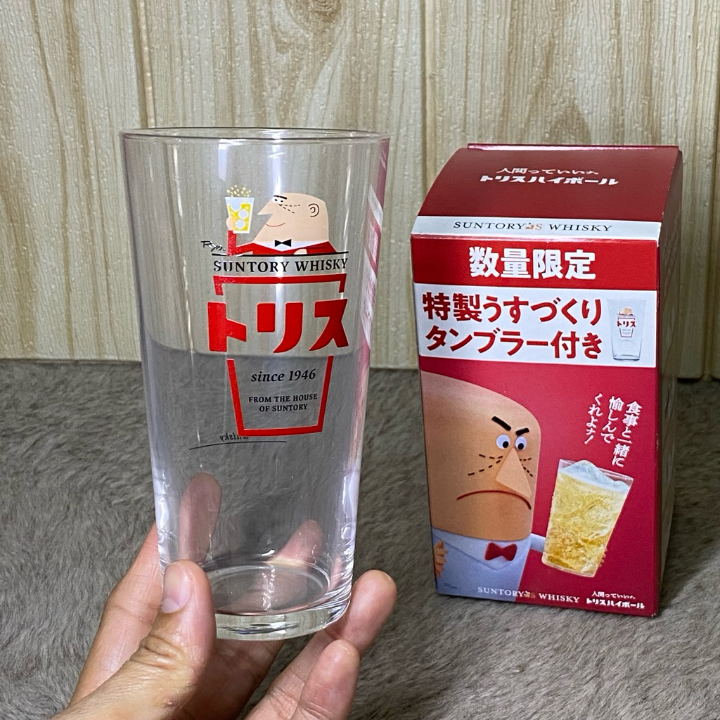 แก้วเหล้า Tory Suntory Whisky ของใหม่มีกล่อง