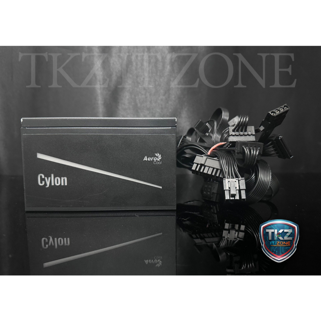 เพาเวอร์ซัพพลาย(power supply) aerocool cylon RGB 600w (80+ bronze)